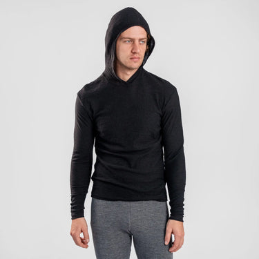 mens all purpose sun hoodie featherweight color black