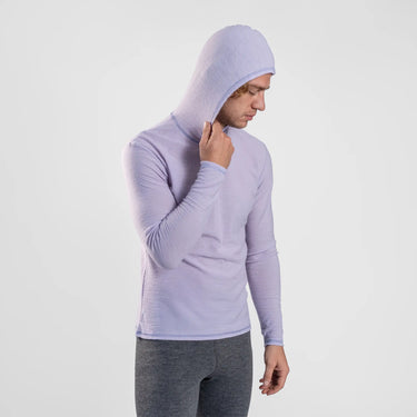 mens antiodor sun hoodie color lilac