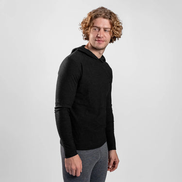 mens best active sun hoodie color black