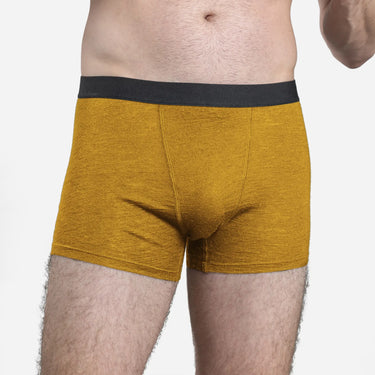 mens breathable boxer briefs color gold