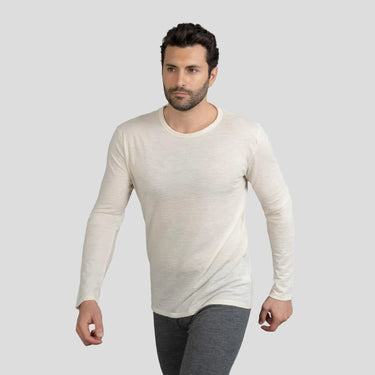 mens functional long sleeve tshirt color Undyed