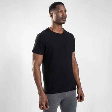 mens outdoor crew pocket color black