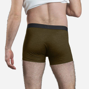 mens ultra soft boxer briefs color green