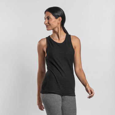 womens eco friendly running tank featherweight color black
